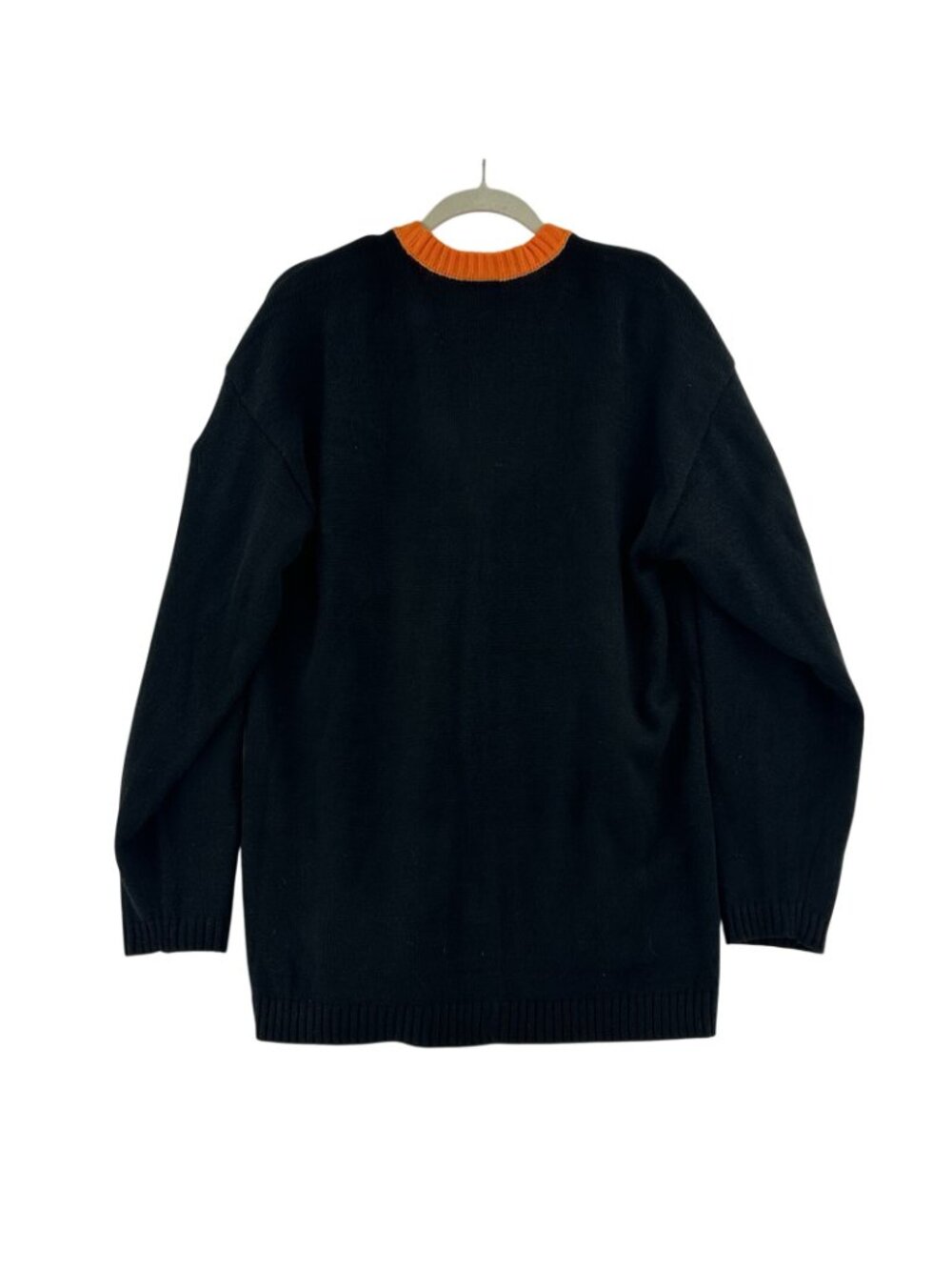 Misfits Fiend Skull Cardigan Women’s M Black-Orange Embroidered Fiend Skulls - Picture 4 of 15
